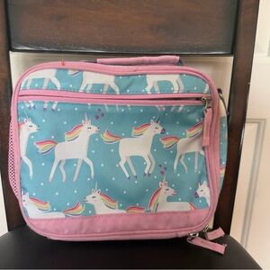 Pottery Barn Kids Unicorn Lunch Bag - Pink and Blue